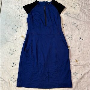 Nanette lepore blue and black size 6 dress​​​​​